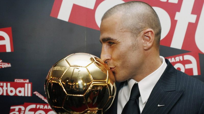 Fabio Cannavaro won the 2006 Ballon d&#039;Or award.