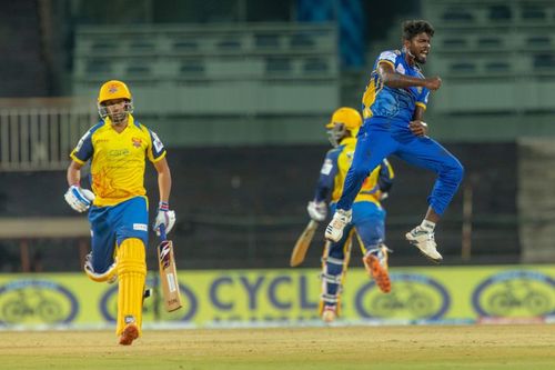 J Kousik led the Siechem Madurai Panthers' charge in their first TNPL 2021 game