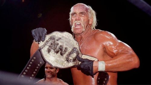 Hulk Hogan with WCW Championship