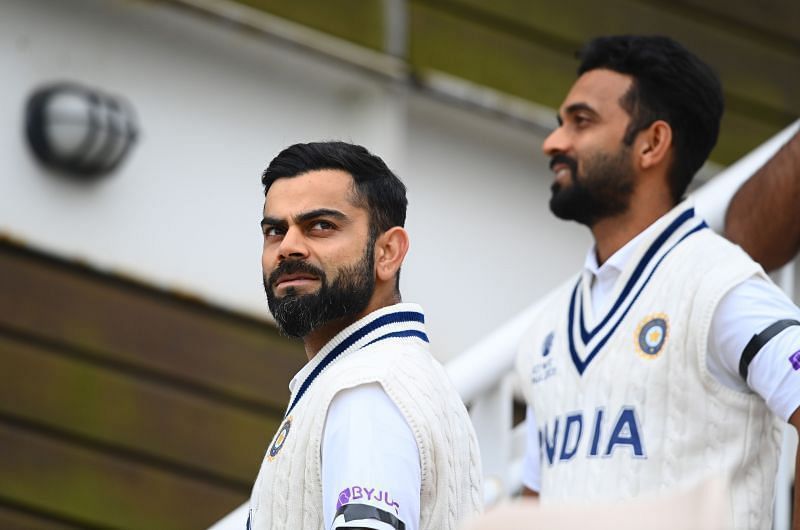 Virat Kohli and Ajinkya Rahane (R)