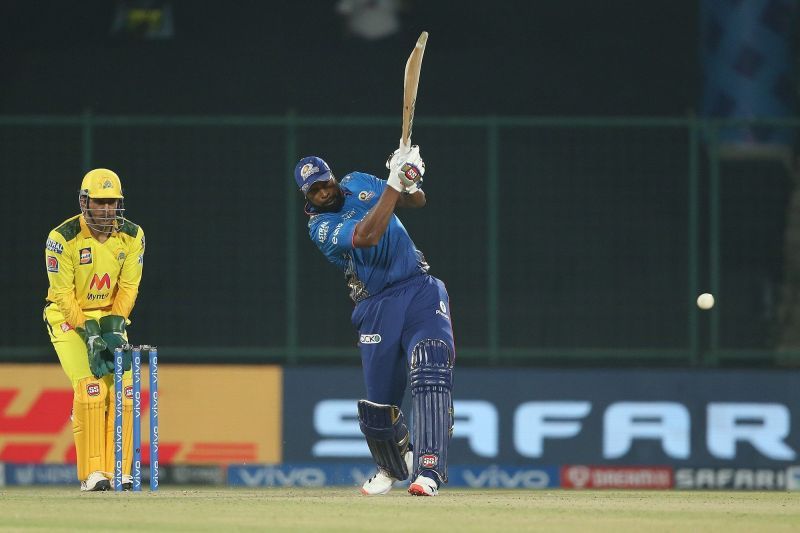 Kieron Pollard played one of the most excellent knocks of his career against CSK in IPL 2021 (Image Courtesy: IPLT20.com)