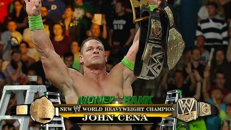 John Cena won the WWE Championship for the 15th time in the main event of Money in the Bank in 2014