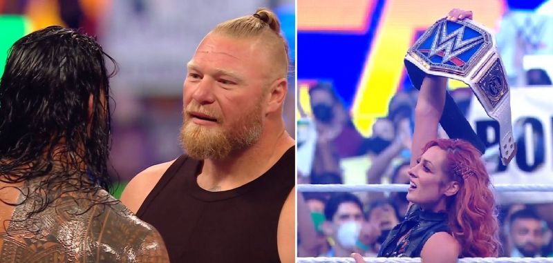 Brock Lesnar confronts Roman Reigns; Becky Lynch returns at SummerSlam