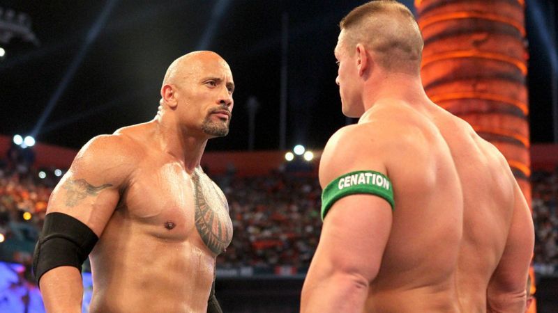 John Cena vs The Rock was billed as "Once in a Lifetime" at WWE WrestleMania XXVIII