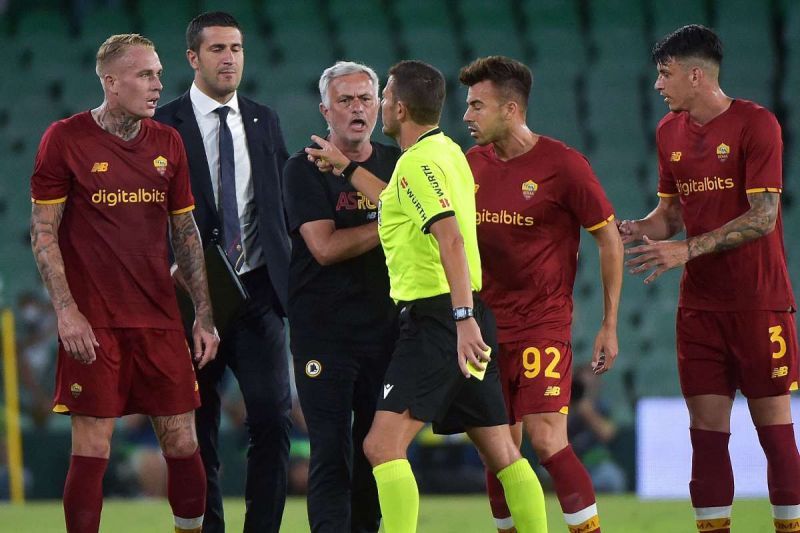 Jose Mourinho will oversee his last friendly game with Roma before officially starting the season