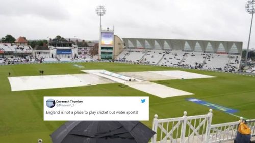 India fans are furious as rain plays spoilsport.