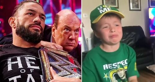 A John Cena fan couldn't control his tears after the WWE veteran lost to Roman Reigns at SummerSlam