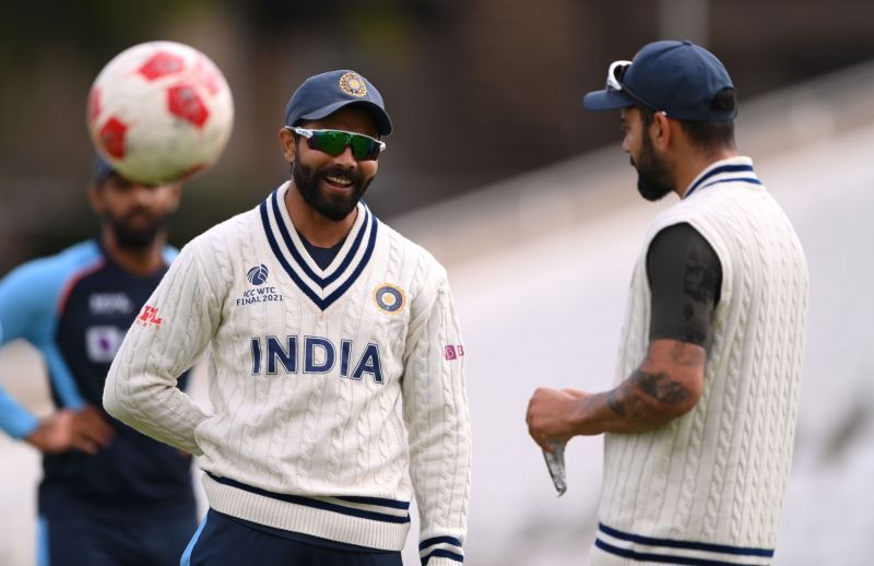 Ravindra Jadeja (left). Pic: Getty Images