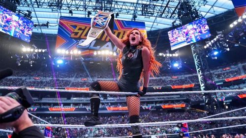 It took only 27 seconds for Becky Lynch to take the WWE SmackDown Women's Championship off Bianca Belair...