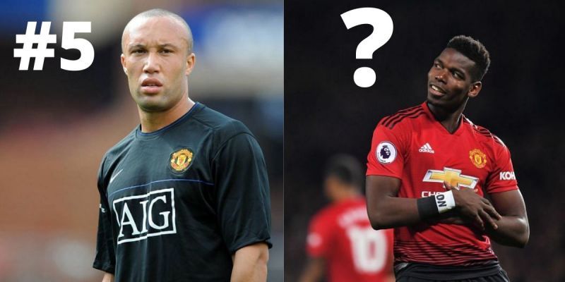 Mikael Silvestre and Paul Pogba