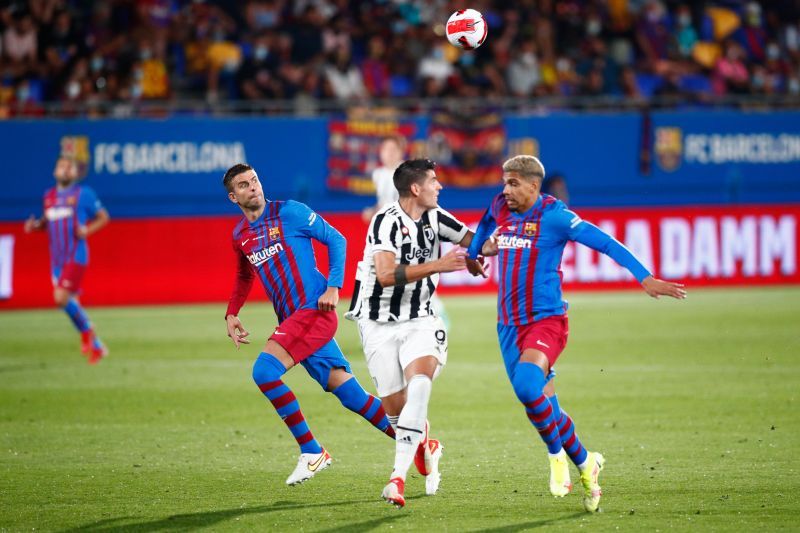 A snapshot from Barcelona&#039;s 3-0 victory over Juventus