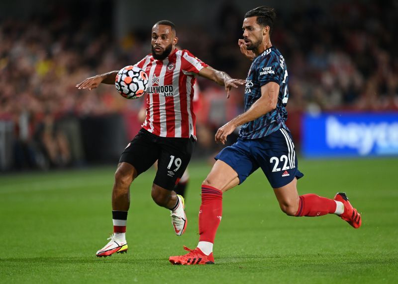 Pablo Mari in action vs Brentford