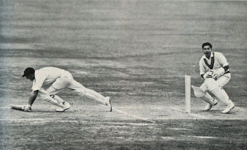 Tom Graveney is stumped by Farokh Engineer in the 1967 Lord&#039;s Test (Photo: Historic Cricket Pictures&#039; Twitter)