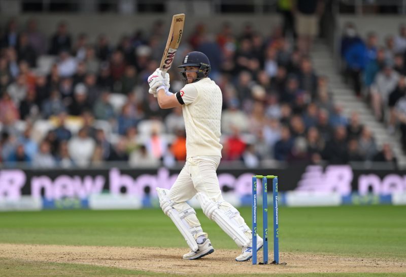 Dawid Malan hits a stroke during Day 2 of the Headingley Test. Pic: Getty Images
