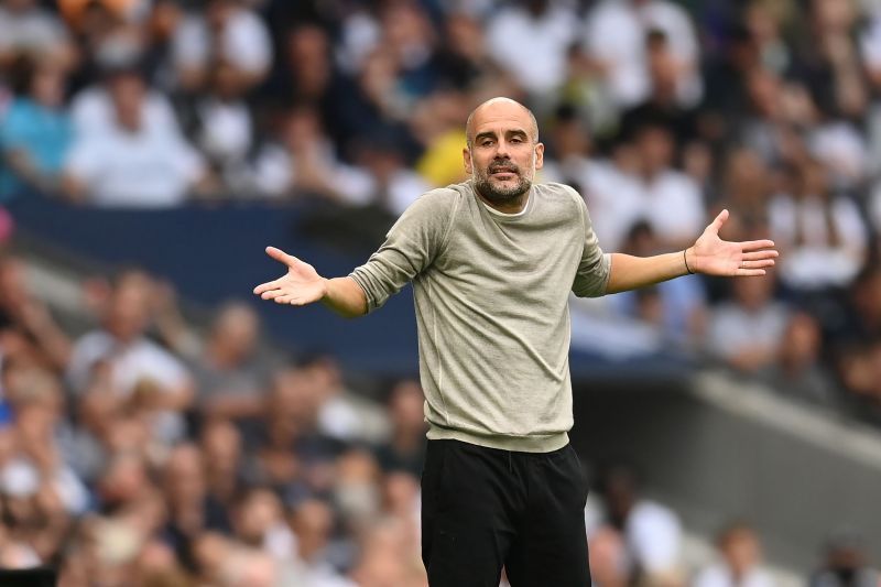 Pep Guardiola's City started the season with a loss to Tottenham Hotspurs