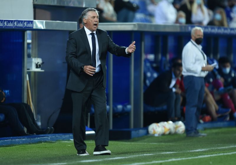 Real Madrid manager Carlo Ancelotti.