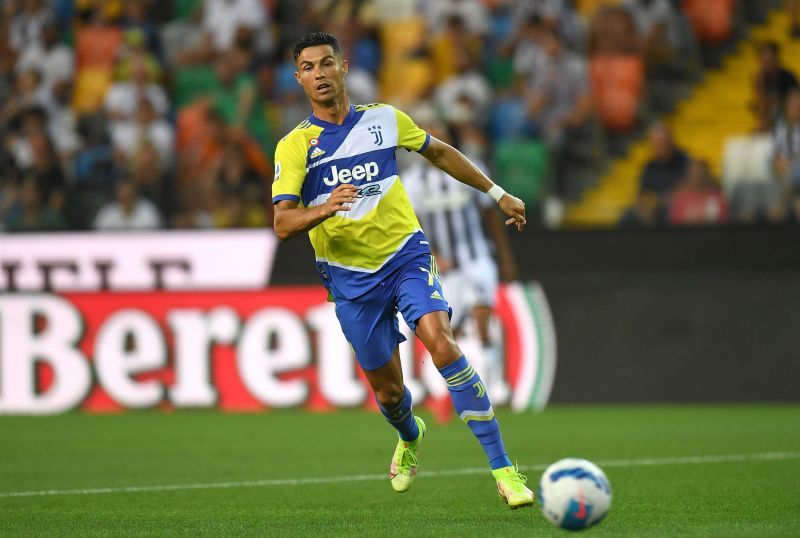 Cristiano Ronaldo in action for Juventus in Serie A