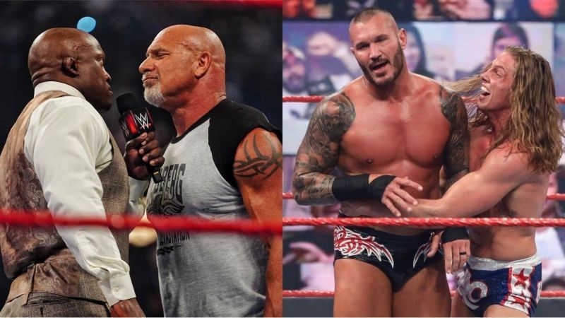 WWE चैंपियन बॉबी लैश्ले, गोल्डबर्ग, रैंडी ऑर्टन और रिडल