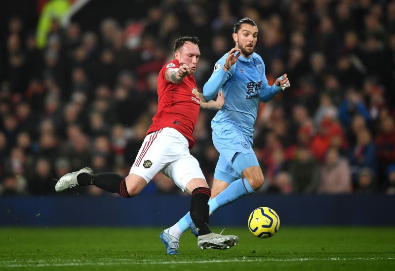 Phil Jones in action for Manchester United