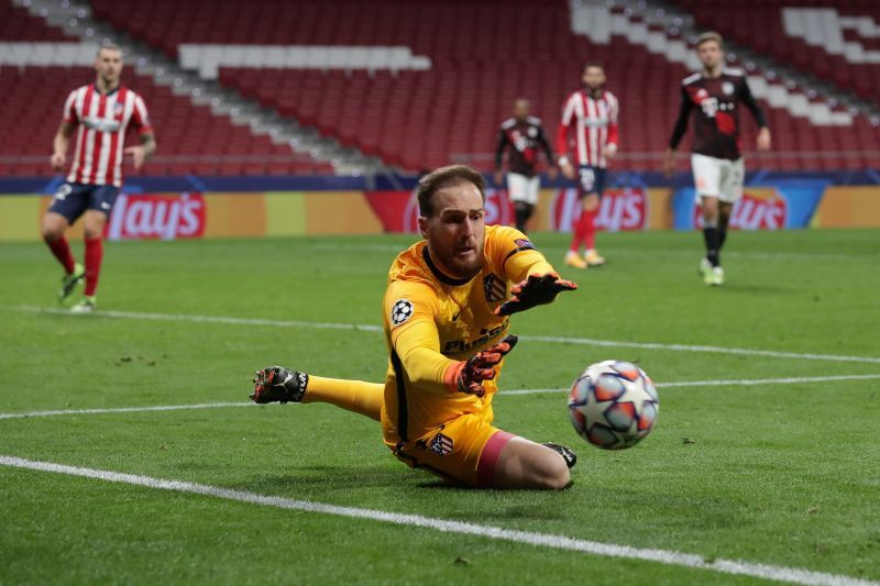 Jan Oblak in action for Atletico Madrid