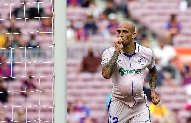 Former Barcelona player Sandro Ramirez scored the only goal for Getafe