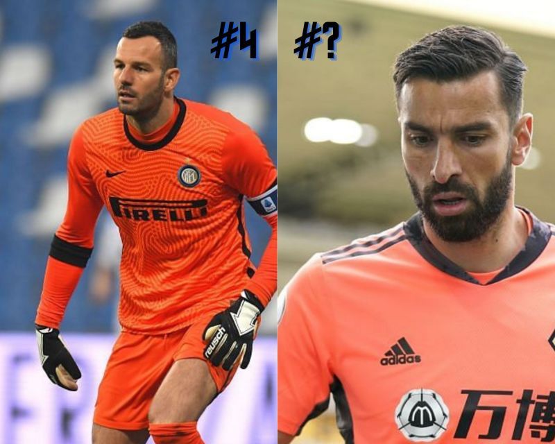 The champion goalkeeper &mdash; Samir Handanović, find the 4th spot. Check out the others.