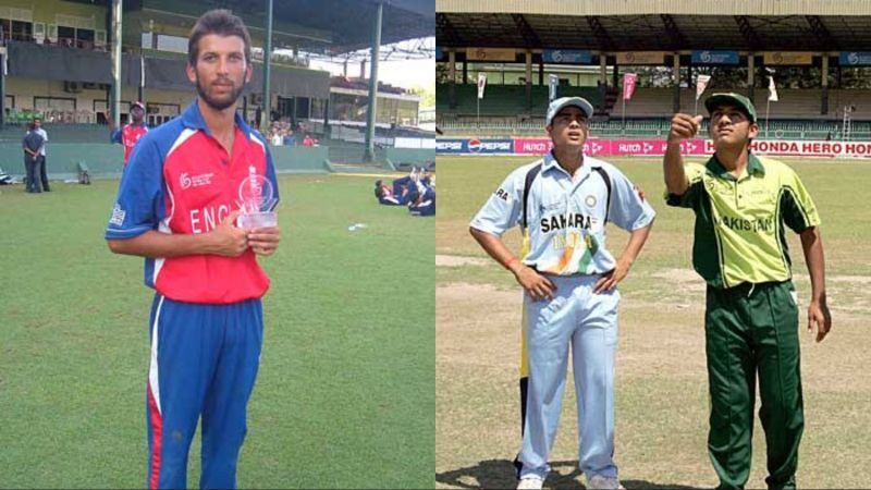 Moeen Ali, Ravikant Shukla and Sarfaraz Ahmed during the ICC U-19 World Cup 2006