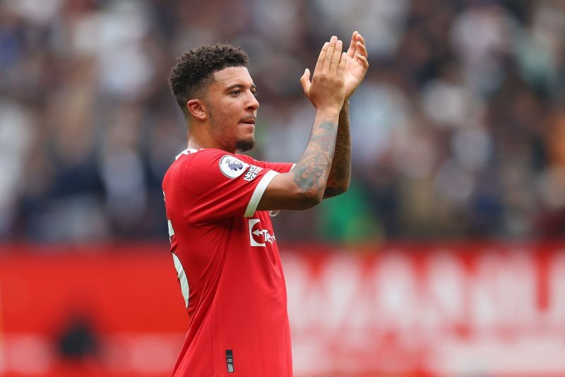 Sancho made his United debut against Leeds