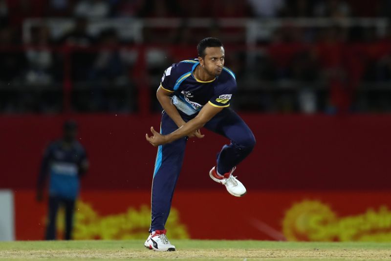 Shakib Al Hasan in action during a CPL encounter. Pic: Getty Images