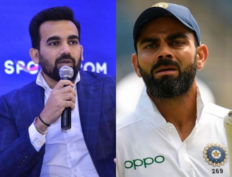 Zaheer Khan and Virat Kohli