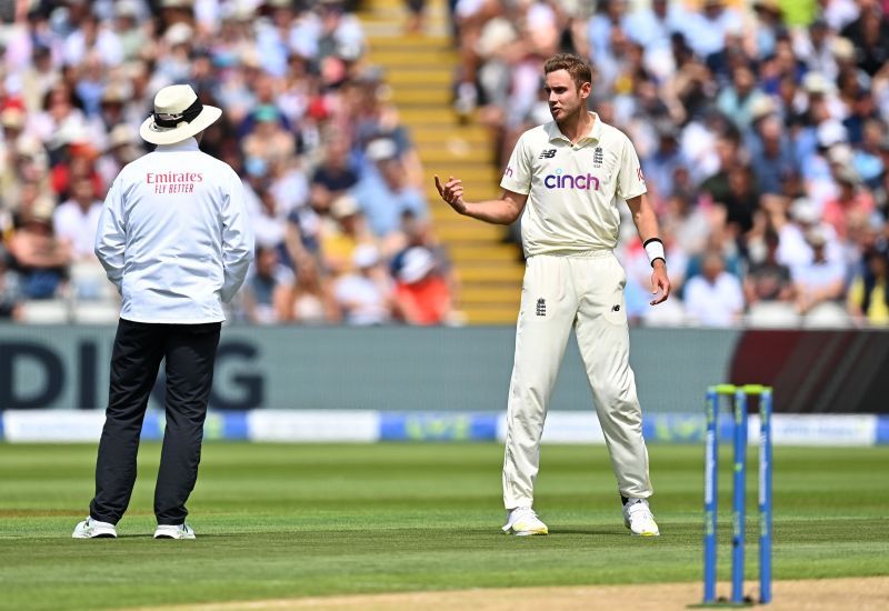 Stuart Broad in action in the recent Test series against New Zealand