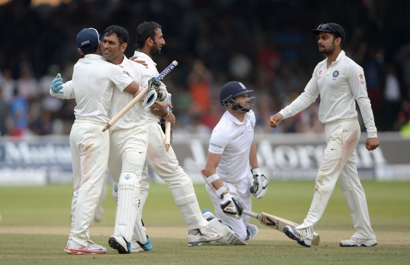 India pull off a Test win at Lord's in 2021.