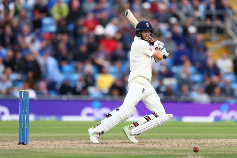 England captain Joe Root notched up his third century of the series. Pic: Getty Images