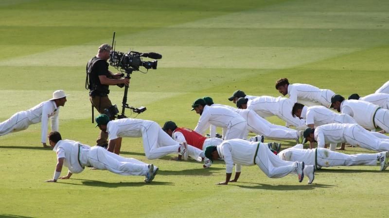 Pakistan celebrated with all their might at Lord's in 2016 (Pic Credits: Deccan Chronicle)