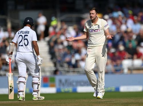 Cheteshwar Pujara fell without adding to his overnight score of 91. Pic: Getty Images