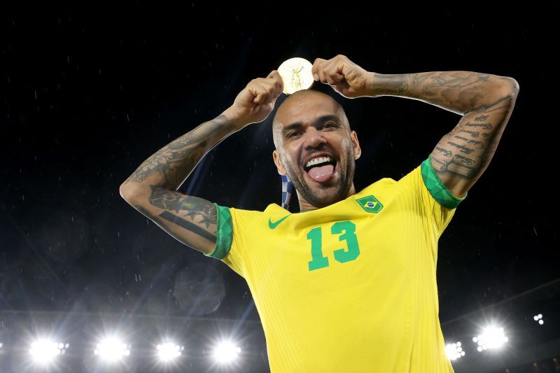 Dani Alves recently won an Olympic Gold at the Tokyo Olympics.