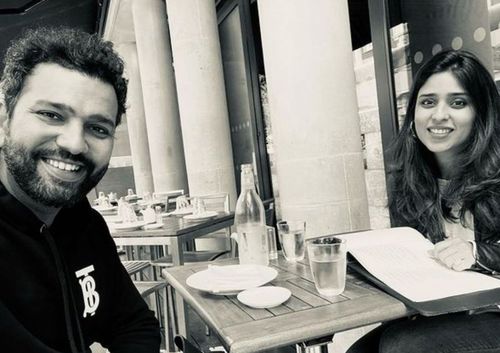 Rohit Sharma and Ritika Sajdeh