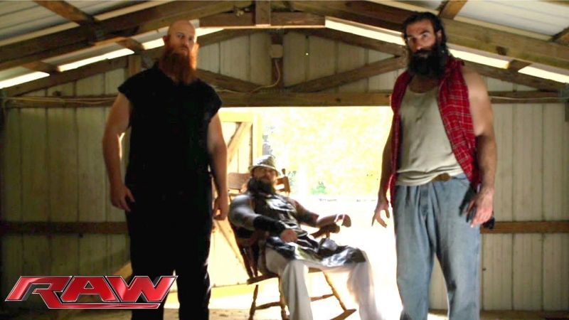 The Wyatt Family's first WWE vignettes were filmed in woodland areas