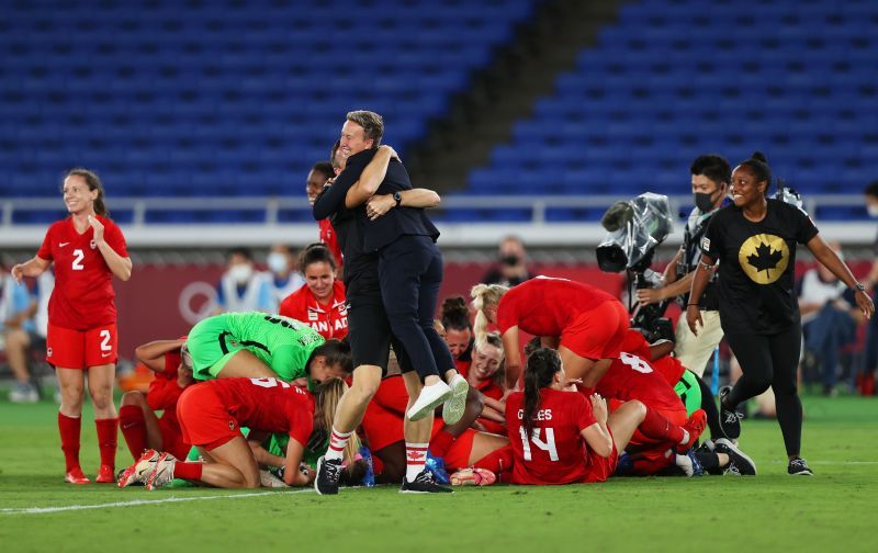 Canada v Sweden: Gold Medal Match Women's Football - Olympics: Day 14