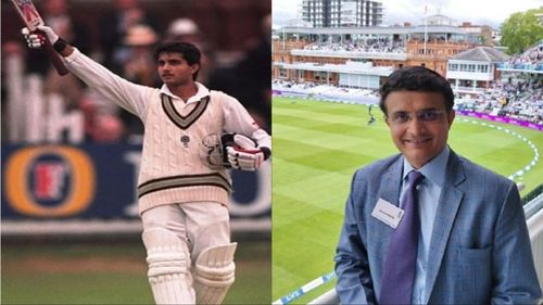 Sourav Ganguly made his Test debut at Lord's back in 1996