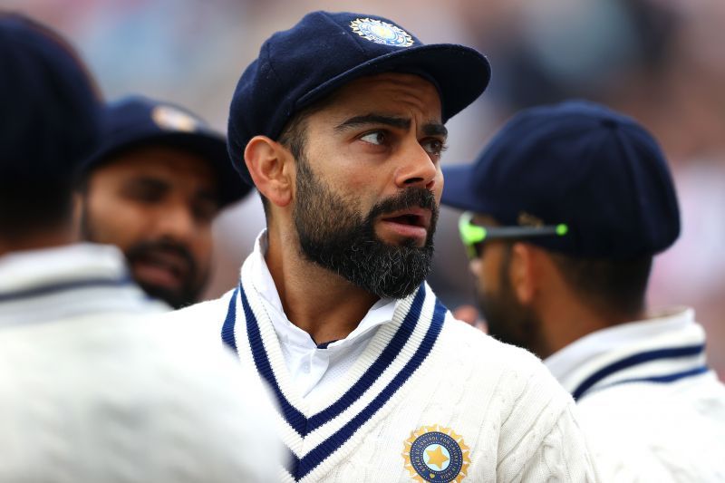 Virat Kohli was dismissed for 7 in the first innings