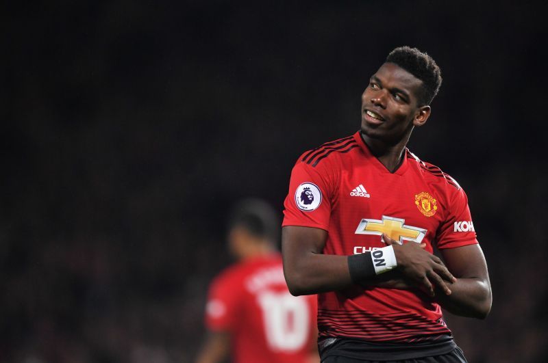 Paul Pogba in action for Manchester United