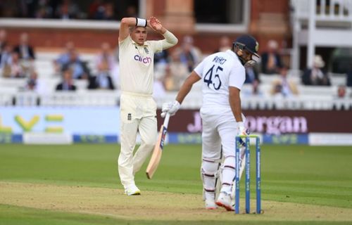 Sam Curran (left) endured a disappointing day with the ball on Day 1 of the Lord's Test