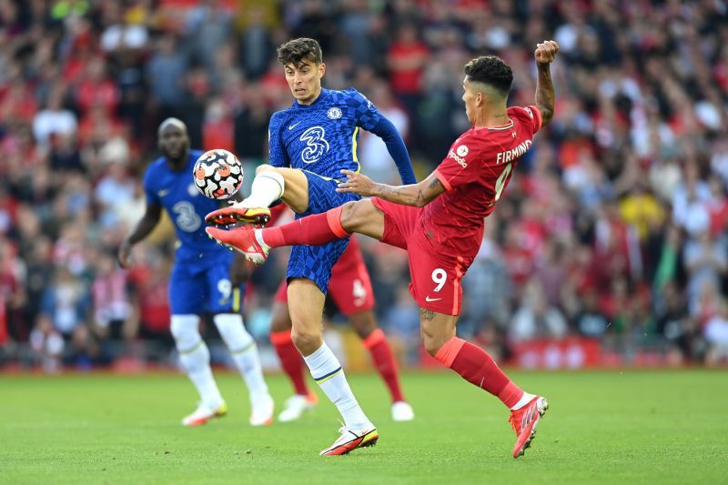 Kai Havertz opened the scoring for Chelsea with a deft flicked header.