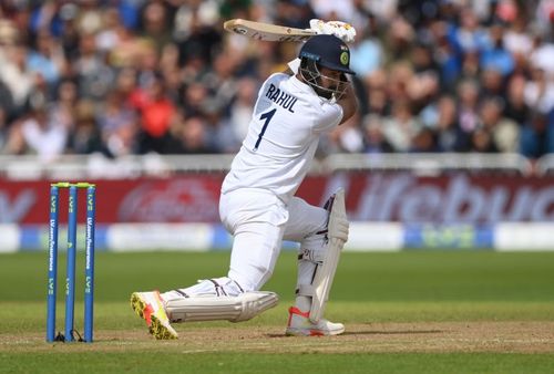 KL Rahul scored 84 runs in India's first innings of the Nottingham Test