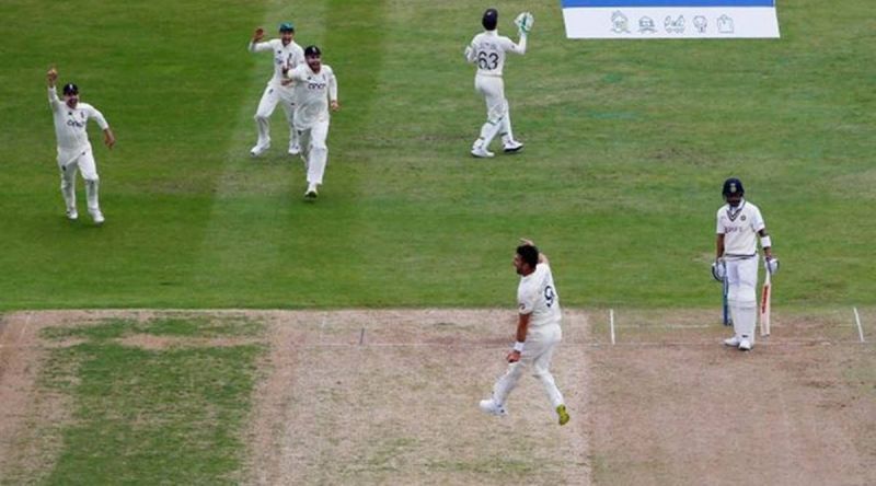 James Anderson has dismissed Virat Kohli twice in the ongoing series