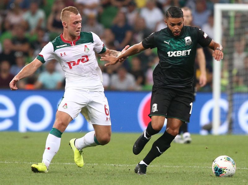 Barinov in action for Lokomotiv