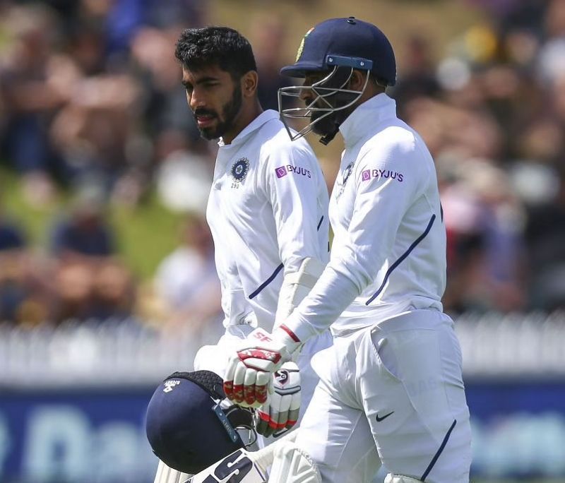 Jasprit Bumrah (lefT) and Mohammed Shami. Pic: Getty Images