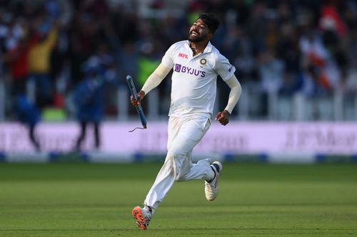 Mohammed Siraj scalped eight wickets in the Lord's Test