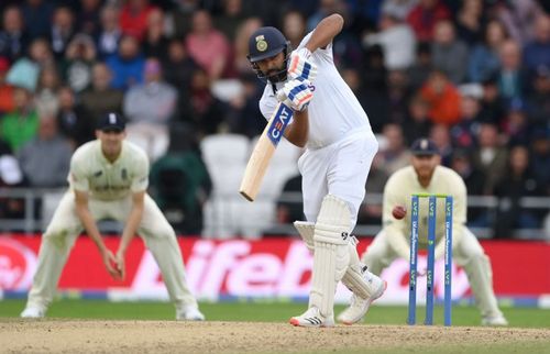 Rohit Sharma scored a half-century in India's second innings